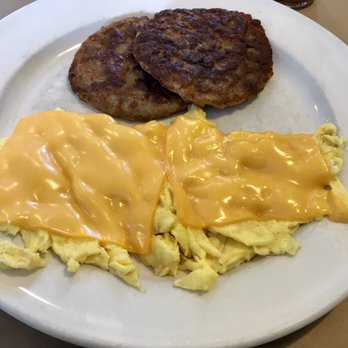 Campfire Grill - 2 Eggs with Cheese and Sausage Patties - American Near Me - Depew, New York