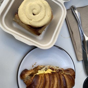 Eller Bakery - sourdough cinnamon roll + breakfast sandwich - Bakeries Near Me - Costa Mesa, California Eller Bakery - sourdough cinnamon roll + breakfast sandwich - Bakeries Near Me - Costa Mesa, California