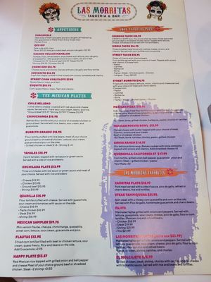 Menu photo 2 Las Morritas Taqueria Slidell, LA Menu photo 2 Las Morritas Taqueria Slidell, LA