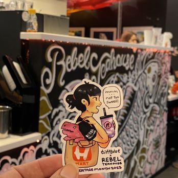 Rebel Teahouse - Sticker by local artist - Bubble Tea Near Me - Decatur, Georgia Rebel Teahouse - Sticker by local artist - Bubble Tea Near Me - Decatur, Georgia