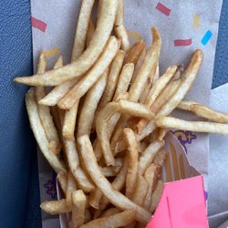 McDonald's - These are fresh out of the grease frys..after I parked and went inside to get a fresh fry. How?