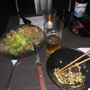 Anytime Kitchen  - The Romaine Salad & Korean Shrimp Poke - Korean Near Me - New York, New York