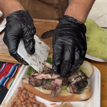 Big G's Barbecue - Pollo Torta - chicken was smoky, juicy, and good! - Caterers Near Me