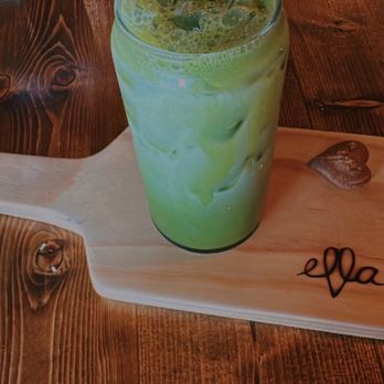 Ella Cafe - Iced matcha - Cafes Near Me - Coral Springs, Florida
