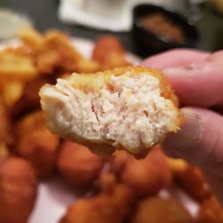 Reddi Rooster - Inside chicken nugget
