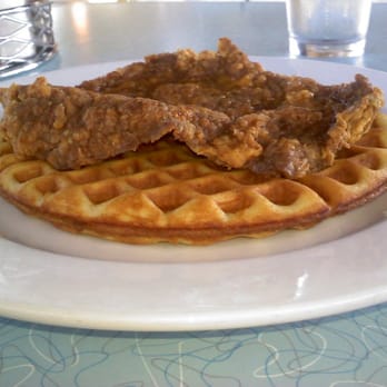 Over Easy - Arcadia - Another view of the tiny waffle. - Breakfast & Brunch Near Me - Phoenix, Arizona Over Easy - Arcadia - Another view of the tiny waffle. - Breakfast & Brunch Near Me - Phoenix, Arizona