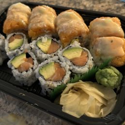 Out of Control , Roll Salmon Avocado Roll Out of Control , Roll Salmon Avocado Roll