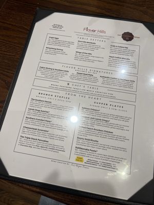 Menu photo 1 Flavor Hills Durham, NC
