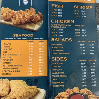 Captain's Catch - 2021 May Menu - Seafood Near Me - Greensboro, North Carolina Captain's Catch - 2021 May Menu - Seafood Near Me - Greensboro, North Carolina