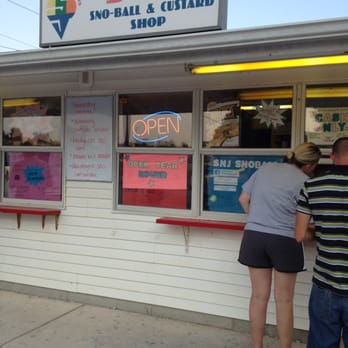 S&J Snoball Custard Shop - two people standing outside - Desserts Near Me - Arnold, Missouri S&J Snoball Custard Shop - two people standing outside - Desserts Near Me - Arnold, Missouri