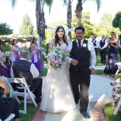 Kelly's Wedding Garden and Banquet Facility - Post ceremony in a beautiful setting.