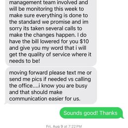 Conversation between company Conversation between company