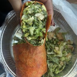 $17 chicken wrap with 4 pieces of chicken. Service terrible uncomfortable and unwelcoming. $17 chicken wrap with 4 pieces of chicken. Service terrible uncomfortable and unwelcoming.