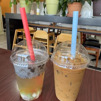 Grandma Noodle - House special nước mát drink and viet iced coffee with condensed milk (cà phê sữa đá) - Korean Near Me - Houston, Texas Grandma Noodle - House special nước mát drink and viet iced coffee with condensed milk (cà phê sữa đá) - Korean Near Me - Houston, Texas