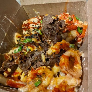 SoJu BBQ - Loaded fries with bulgogi literally amazing. - Korean Near Me - Chicago, Illinois SoJu BBQ - Loaded fries with bulgogi literally amazing. - Korean Near Me - Chicago, Illinois