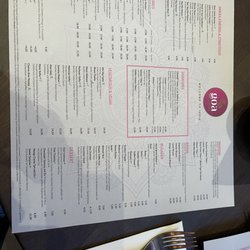 goa - Menu