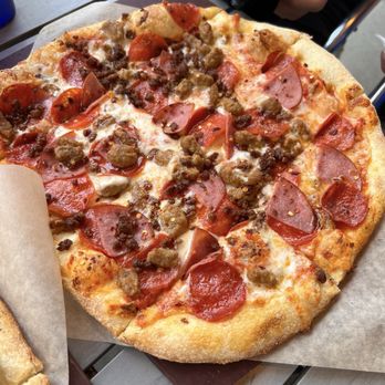 Cornerstone Pie - Large firehouse pizza - Pizza Near Me - Ellensburg, Washington