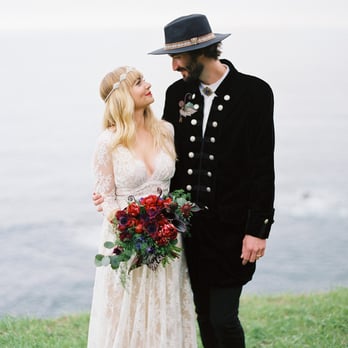Burst + Bloom - Gorgeous bouquet and super cool boutonniere - Florists Near Me - Carmel, California