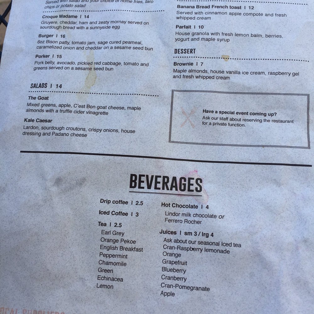 Jax - Menu! - Breakfast & Brunch Near Me - Ottawa, Ontario