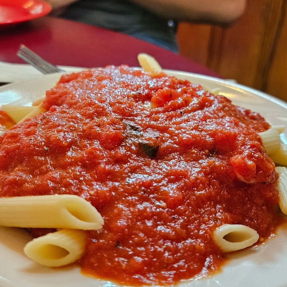Pequod's Pizza - Mostaccioli (penne-ish) small size - Pizza Near Me - Morton Grove, Illinois Pequod's Pizza - Mostaccioli (penne-ish) small size - Pizza Near Me - Morton Grove, Illinois