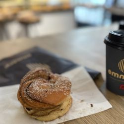 Emmerys - Amazing bun and coffee.
