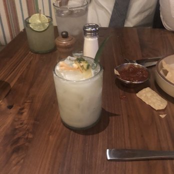 Blanco Cocina + Cantina - Some coconut mojito margarita kinda thing. Was delicious though. - Tacos Near Me - Phoenix, Arizona Blanco Cocina + Cantina - Some coconut mojito margarita kinda thing. Was delicious though. - Tacos Near Me - Phoenix, Arizona