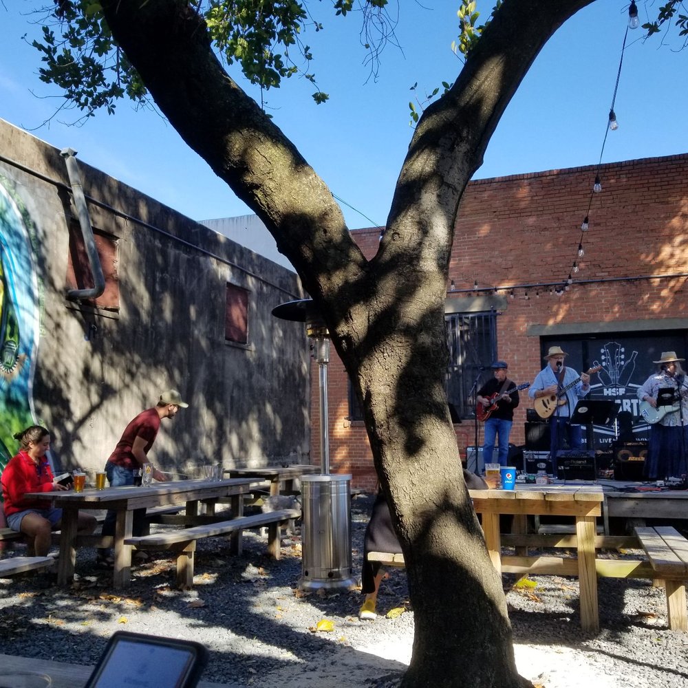 HSF Biergarten - Outside - Beer Gardens Near Me - Brenham, Texas