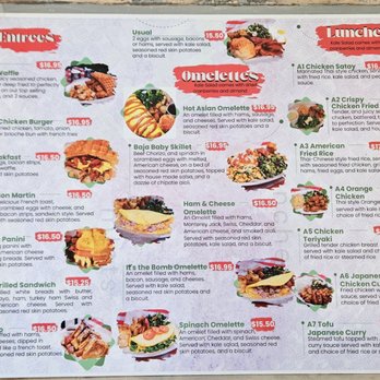 Arize Bistro - Menu with prices 4/25/25 - Breakfast & Brunch Near Me - Long Beach, California