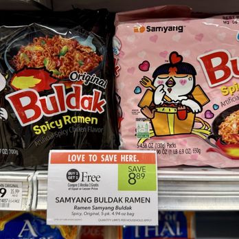 Publix - Buldak noodles are BOGO!!! This is a first. My girls love this!!! - Grocery Near Me - Pembroke Pines, Florida Publix - Buldak noodles are BOGO!!! This is a first. My girls love this!!! - Grocery Near Me - Pembroke Pines, Florida