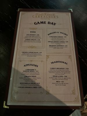 Menu photo 1 Carragher's Pub & Restaurant New York, NY