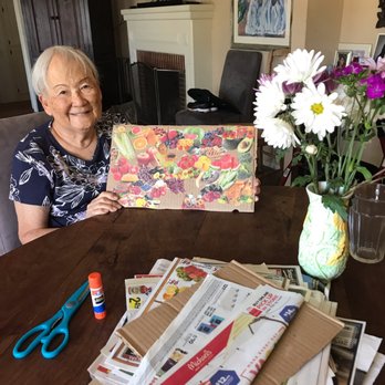 Visiting Angels - Crafting is an easy way to keep our seniors' minds working and having fun - Home Health Care Near Me - Sacramento, California