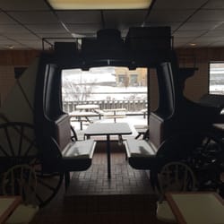 McDonald's - Most interesting McDonald's decor. A life size carriage!