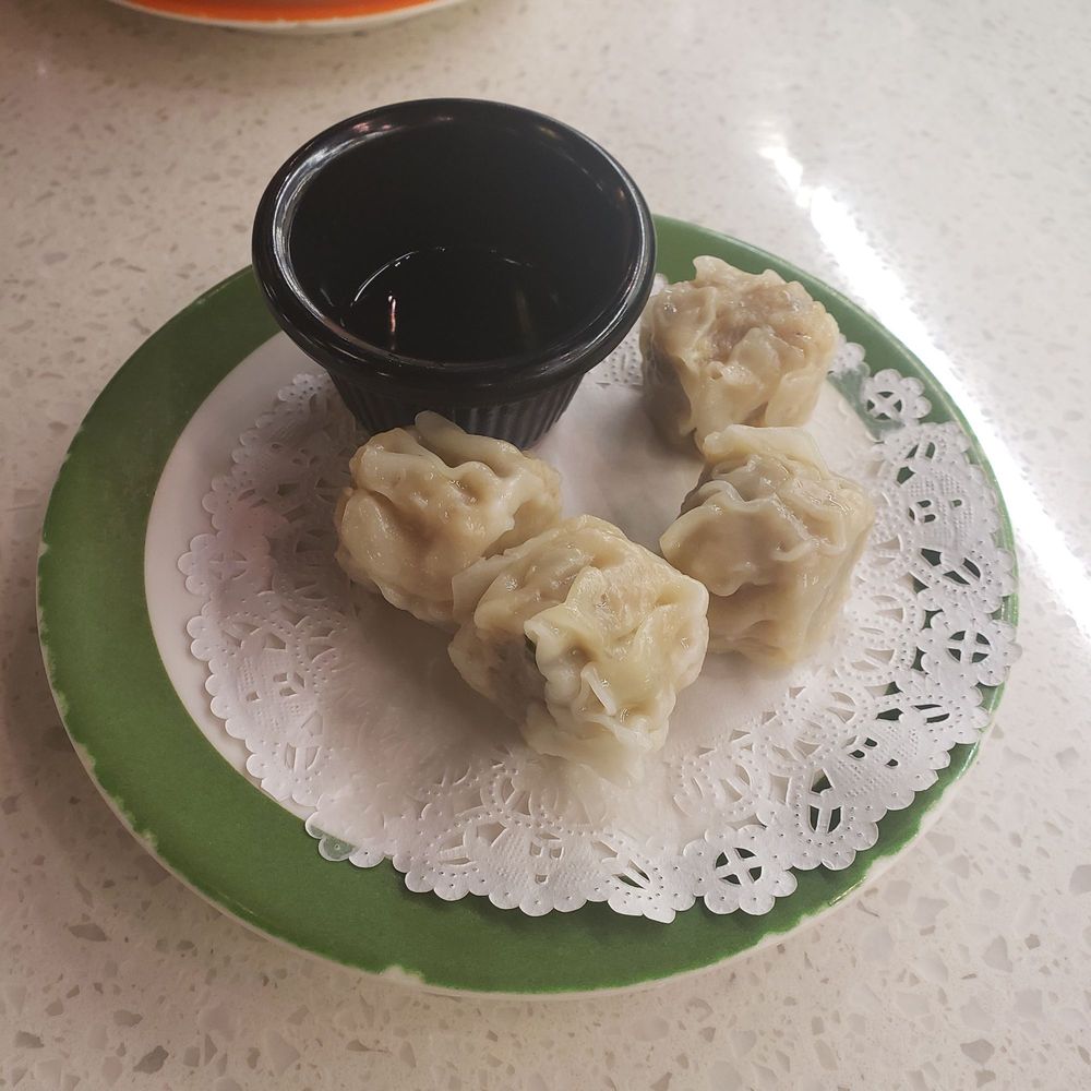 Akarii Revolving Sushi - Pork Shumai, a bit small. If ordered directly opposed to grabbing it off the conveyor belt let it cool down a bit before you eat it. - Sushi Bars Near Me - Mansfield, Texas Akarii Revolving Sushi - Pork Shumai, a bit small. If ordered directly opposed to grabbing it off the conveyor belt let it cool down a bit before you eat it. - Sushi Bars Near Me - Mansfield, Texas