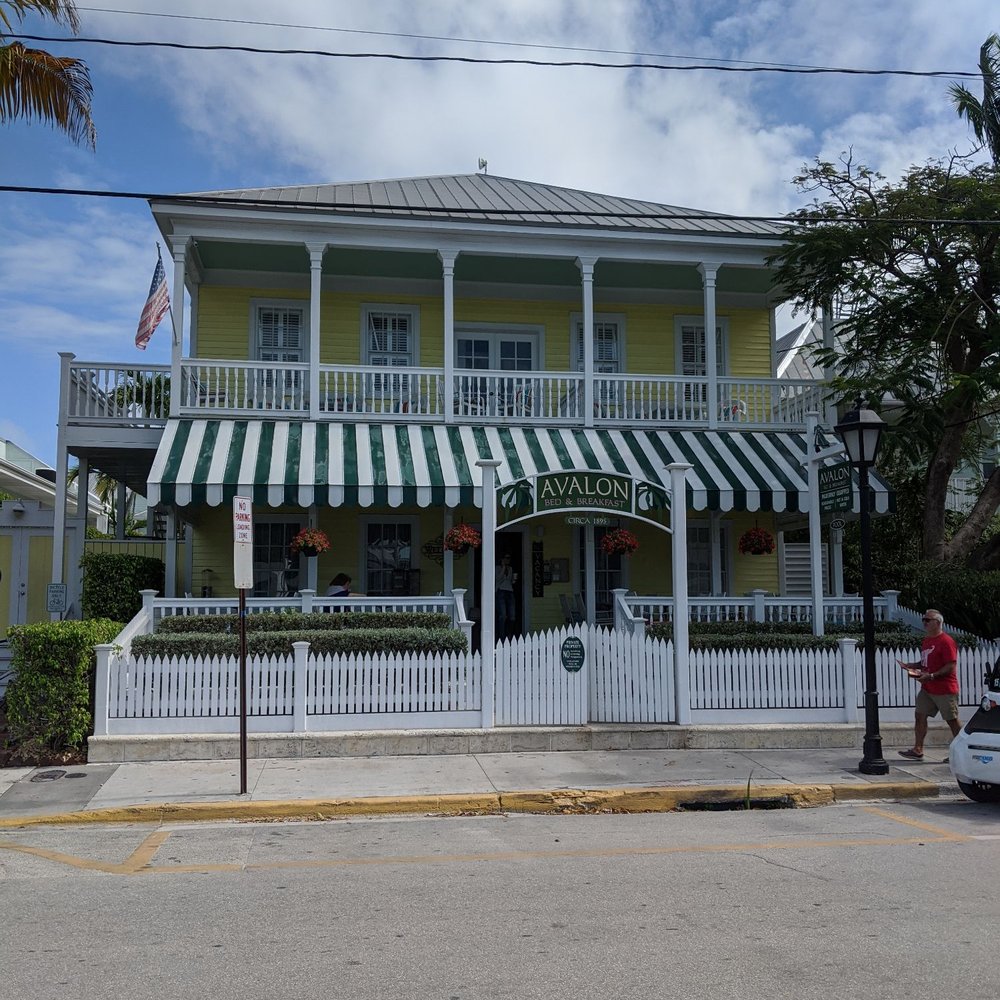 Avalon Bed & Breakfast - View of Avalon from across duval - Bed & Breakfast Near Me - Key West, Florida