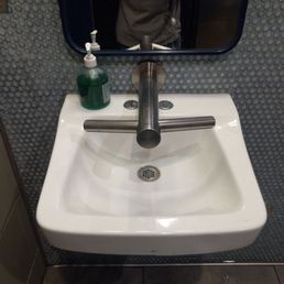The weirdest faucet in downtown