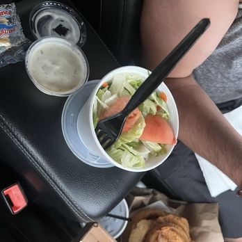 Pizza Palace - Side Salad w/ranch - Pizza Near Me - Knoxville, Tennessee