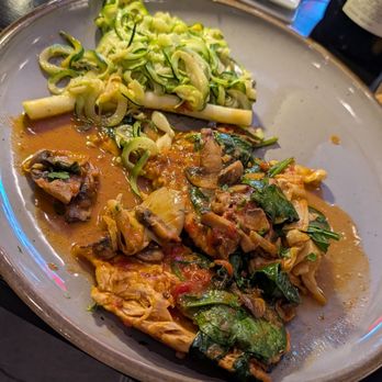 Terra Ristorante & Bar - Chicken Alessandro with zucchini noodles - Italian Near Me - Delray Beach, Florida Terra Ristorante & Bar - Chicken Alessandro with zucchini noodles - Italian Near Me - Delray Beach, Florida