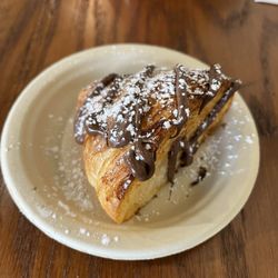 Somers Cafe - Warm chocolate croissant.