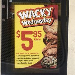 Hungry Howie's Pizza & Subs - Wacky wed specials