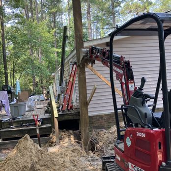 Harless Power Systems - Replacement of a failing residential power pole - Electricians Near Me