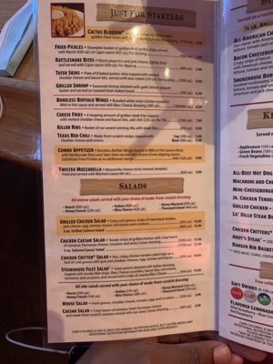 Menu photo 1 Texas Roadhouse Lafayette, IN