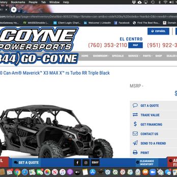 Coyne Powersports - Can't wait to get this "Kick Ass" machine - Thanks Coyne Powersports - Motorsport Vehicle Dealers Near Me - El Centro, California