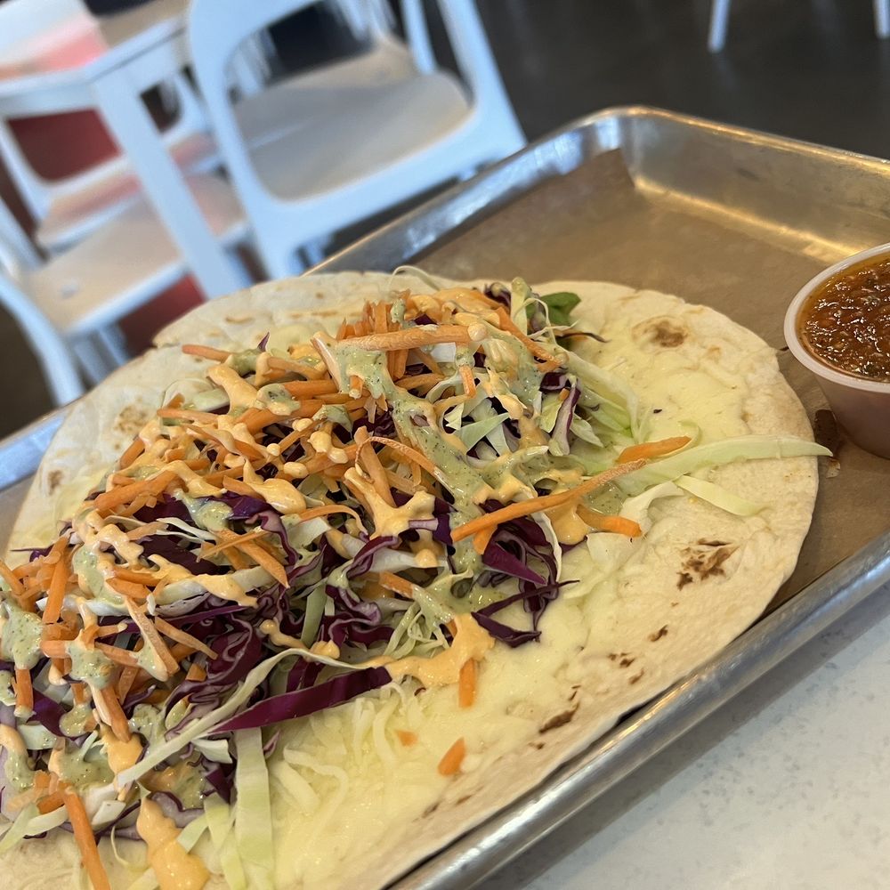 Dos Batos - Shrimp Cilantro Taco premium - Tacos Near Me - Austin, Texas