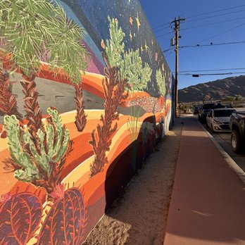 Grnd Sqrl - Outside mural on wall - Gastropubs Near Me - Twentynine Palms, California Grnd Sqrl - Outside mural on wall - Gastropubs Near Me - Twentynine Palms, California
