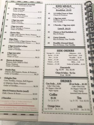 Menu photo 4 Cardenas Comida Casera Giddings, TX