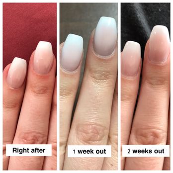Phoenix Nails & Spa - French ombre full set by Judie - Nail Salons Near Me - Los Alamitos, California