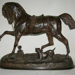 Leonce Antiques - 1880 Bronze Horse by Pierre Leonardez