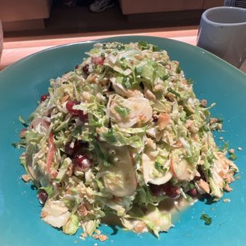 Ema - Brussels Sprouts & Honey Crisp Apple salad - Mediterranean Near Me - Austin, Texas