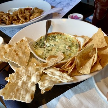 Yard House - Four Cheese Spinach Dip delicious - Bars Near Me - Long Beach, California