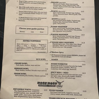 Wadaya - Menu - Ramen Near Me - Costa Mesa, California Wadaya - Menu - Ramen Near Me - Costa Mesa, California